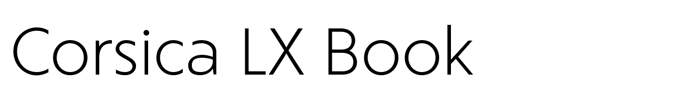 Corsica LX Collection Schriftart | Webfont & Desktop | MyFonts